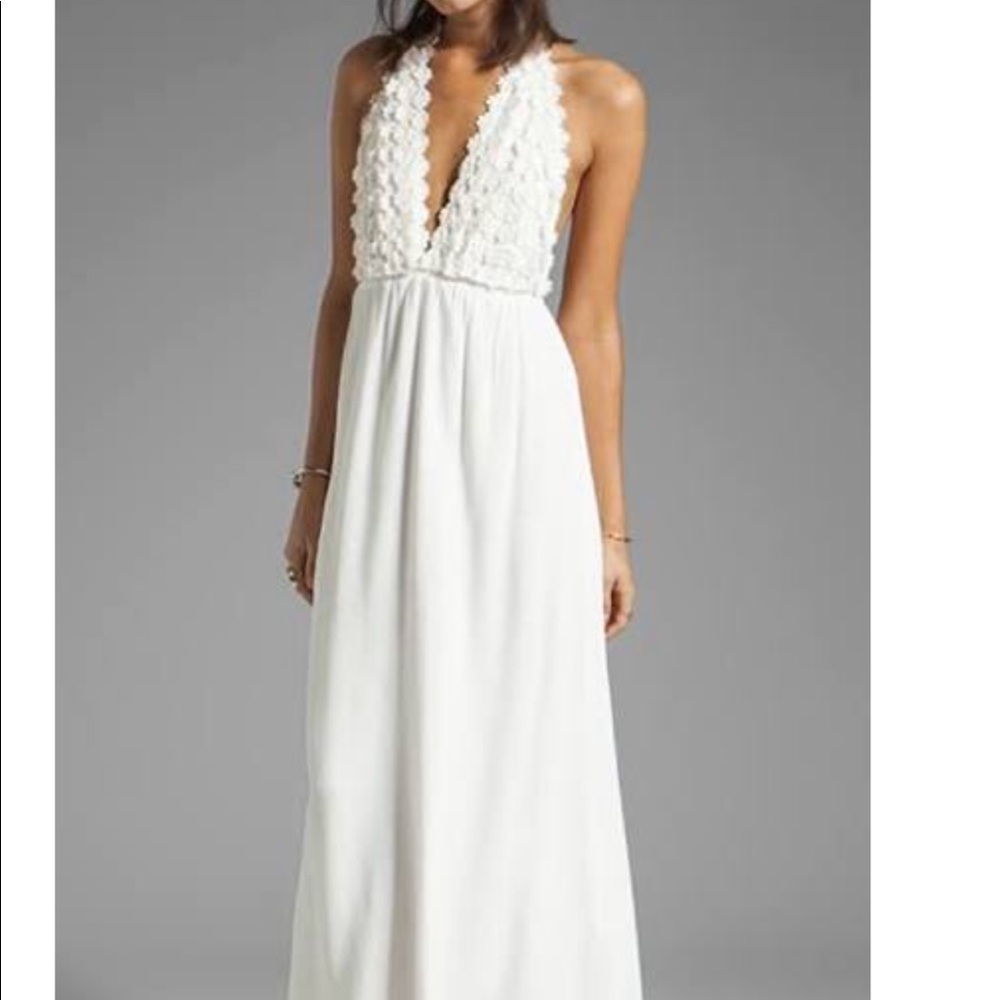 For Love and Lemons Camille Maxi Dress sz small
